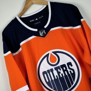 Edmonton Oilers Jersey Adidas MIC sz 56 AdiZero NHL Authentic NWT Home Orange